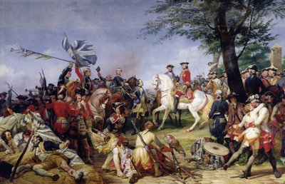 Die Schlacht bei Fontenoy, 11. Mai 1745, 1828 von Emile Jean Horace Vernet